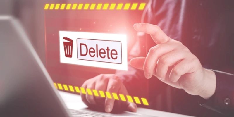 Người dùng có thể chọn tính năng xoá tài khoản ngay trên app