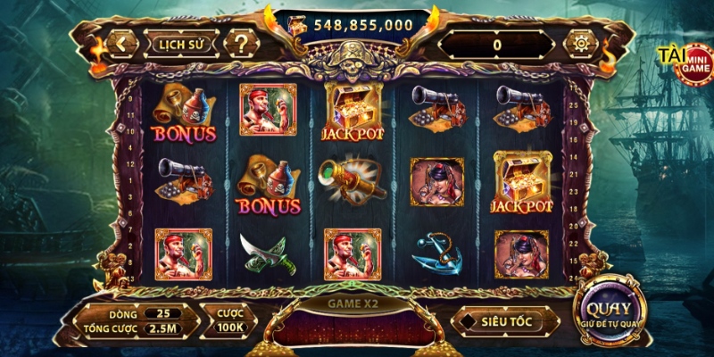 Top game nổ hũ tặng tiền khởi nghiệp Pirate King hot hit nhất năm 2025
